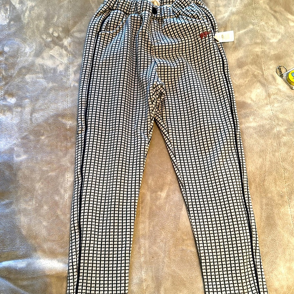 Kids winter fleece inside pants.